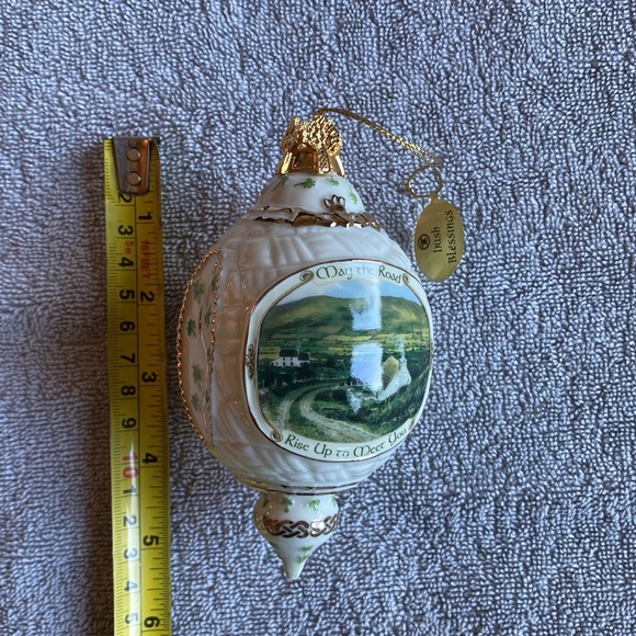 Irish Blessing Christmas Ornament BRADFORD 1999 by Edmund Sullivan Porcelain - Picture 5 of 7